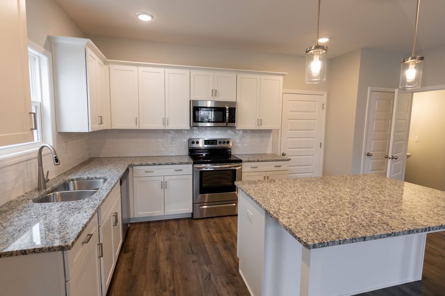 Representative furnished interior of a home built from the Dalton by Parkside Builders in The Woods, Gallatin (Image 6).