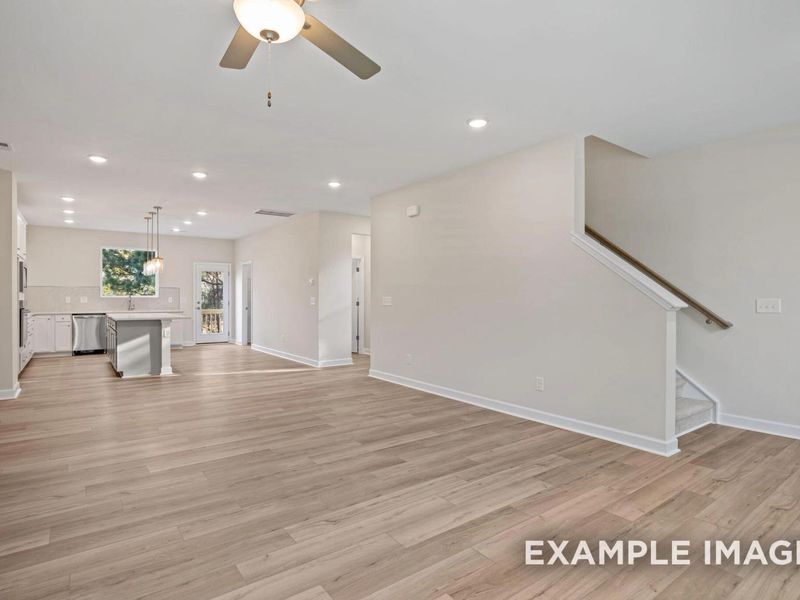 Spacious, unfurnished interior of a new home in Camden Park, Knightdale (Image 22).