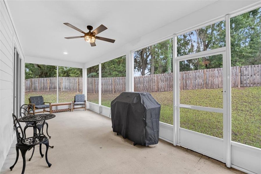 Exterior details and patio area of a home in , Alachua (Image 3).