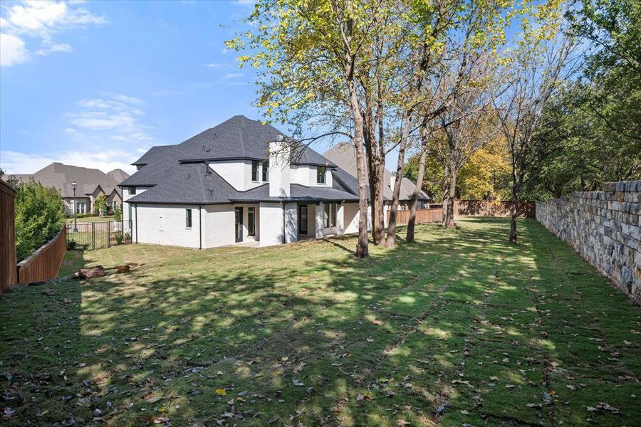 Exterior details and patio area of a home in , Arlington (Image 3). Exterior details and patio area of a home in , Arlington (Image 3).