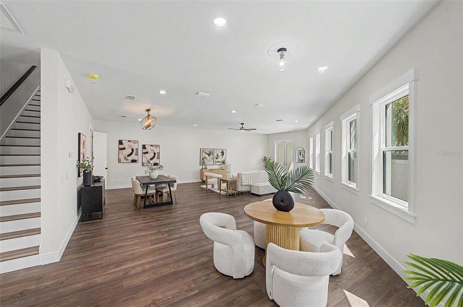 Furnished interior view inside a new home in , Tampa (Image 37). Furnished interior view inside a new home in , Tampa (Image 37).