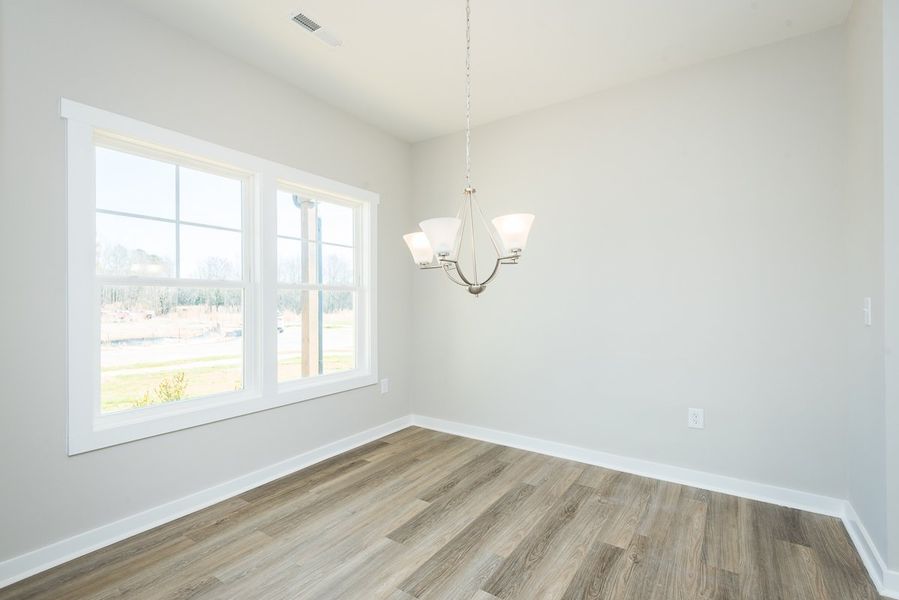Representative unfurnished interior of a home built from the Harper by Foundation Home Builders LLC in Pallini Place, Ossipee (Image 13).