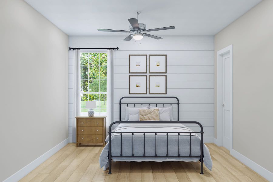 Representative furnished interior of a home built from the Trieste by Tri Pointe Homes in Woodson’s Reserve, Spring (Image 19).