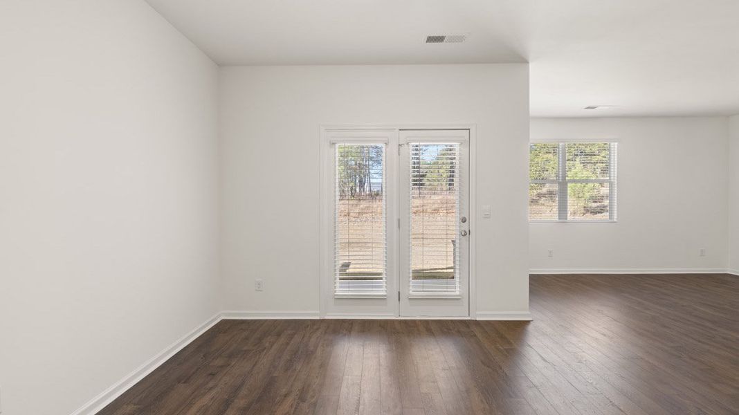 Spacious, unfurnished interior of a new home in The Abbey at Trolley Run Station, Aiken (Image 21). Spacious, unfurnished interior of a new home in The Abbey at Trolley Run Station, Aiken (Image 21).