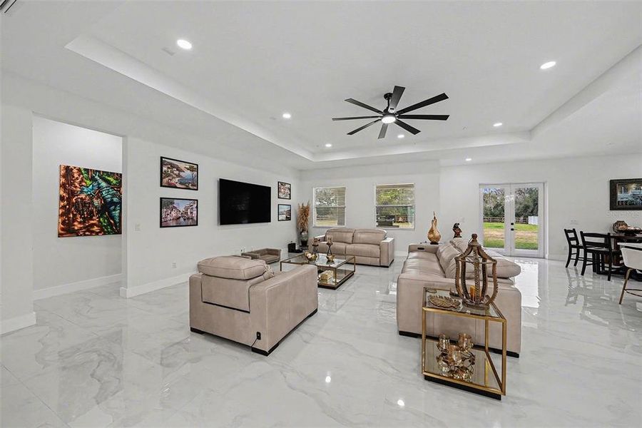 Furnished interior view inside a new home in , Dover (Image 7).