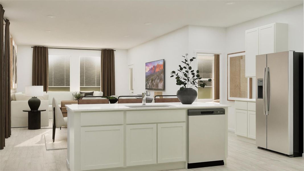 Furnished interior view inside a new home in The Grand Prairie, Hockley (Image 8).