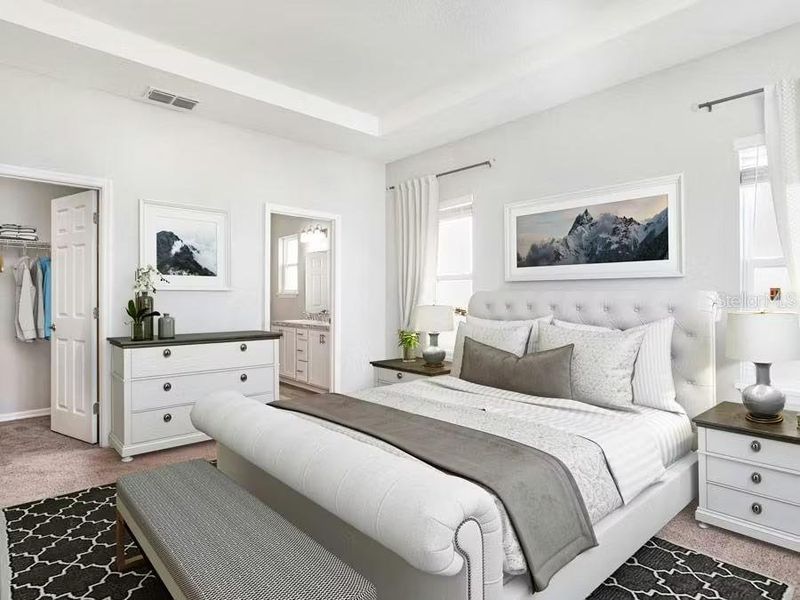 Furnished interior view inside a new home in The Lakes, Lake Alfred (Image 4).