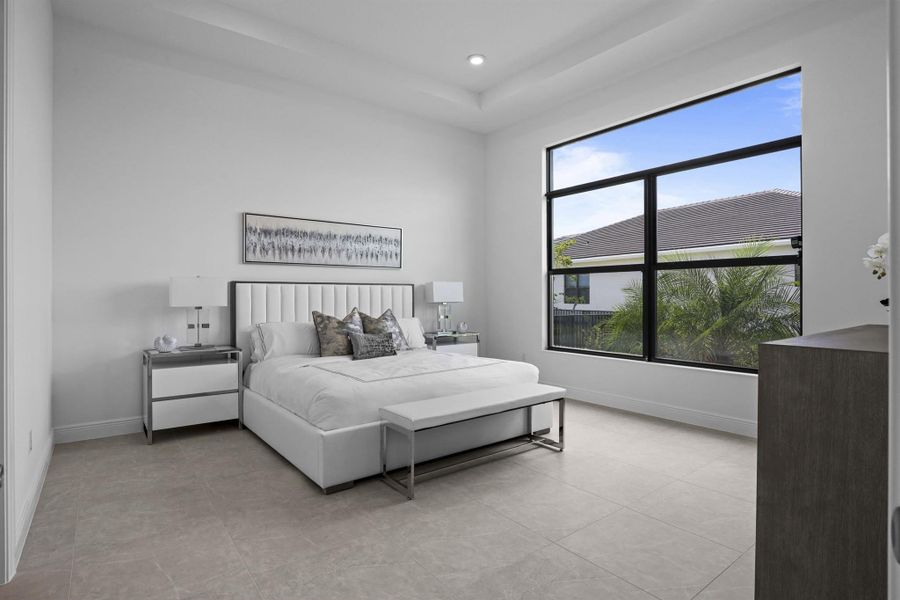 Furnished interior view inside a new home in Cresswind Palm Beach at Westlake, The Acreage (Image 48).