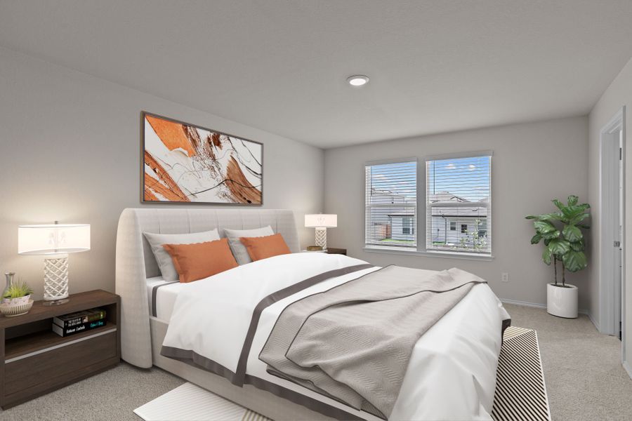 Representative furnished interior of a home built from the Springfield by Centex in Davis Ranch, San Antonio (Image 8).