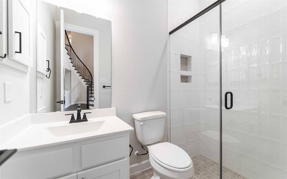 Furnished interior view inside a new home in Heath Golf & Yacht Club, Forney (Image 9).
