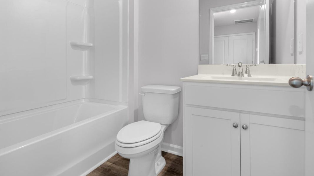 Furnished interior view inside a new home in The Landing at Sidbury Station, Castle Hayne (Image 10).