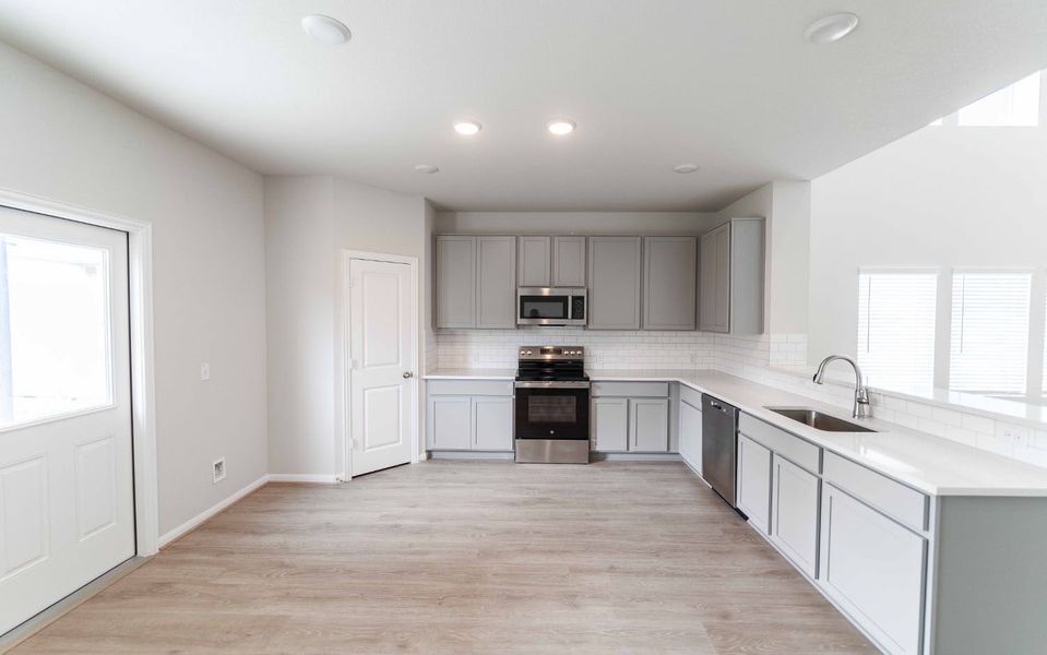 Furnished interior view inside a new home in Hunters Glen, Jarrell (Image 3).