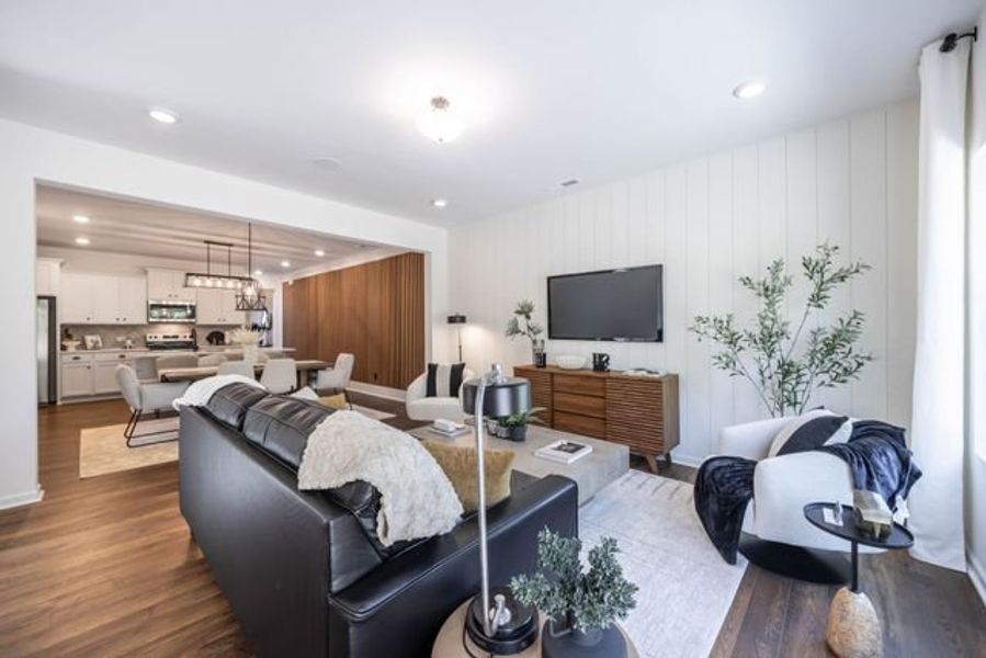 Representative furnished interior of a home built from the Abigale by True Homes in Swaim Meadows, Winston-Salem (Image 6).
