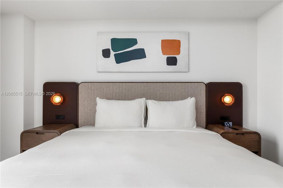 Furnished interior view inside a new home in , Miami (Image 6).