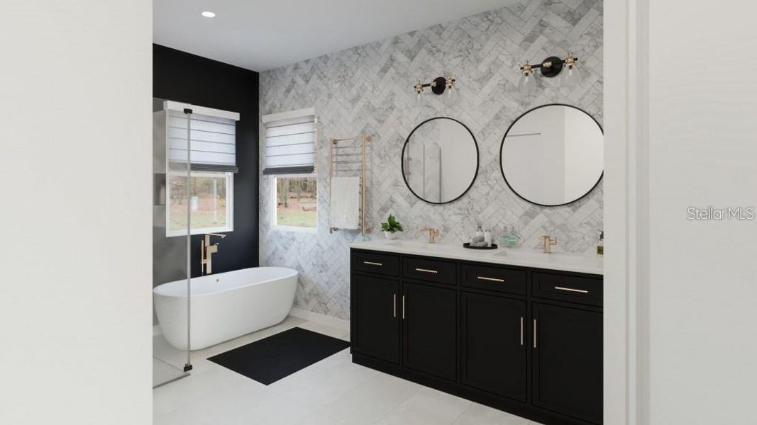 Furnished interior view inside a new home in , Myakka City (Image 5).