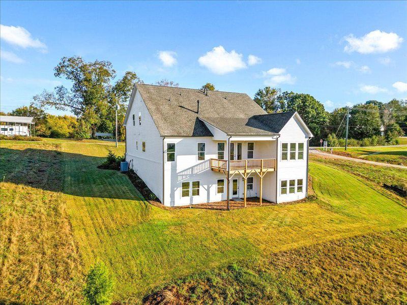 Exterior details and patio area of a home in Brooks Pond, Cumming (Image 3).