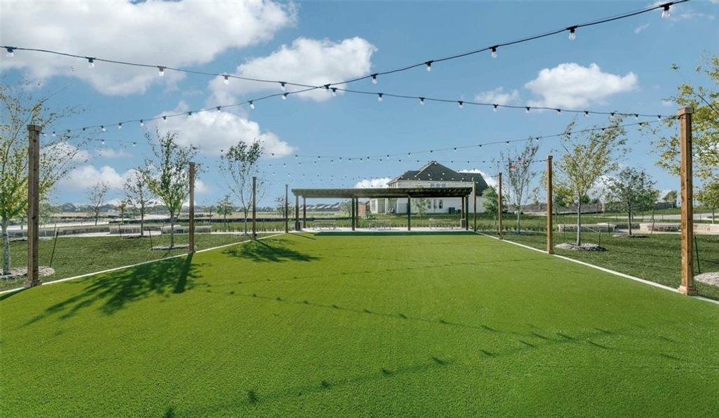 Beautiful community gathering spaces are waiting to be explored in the Estates at Stacy Crossing!