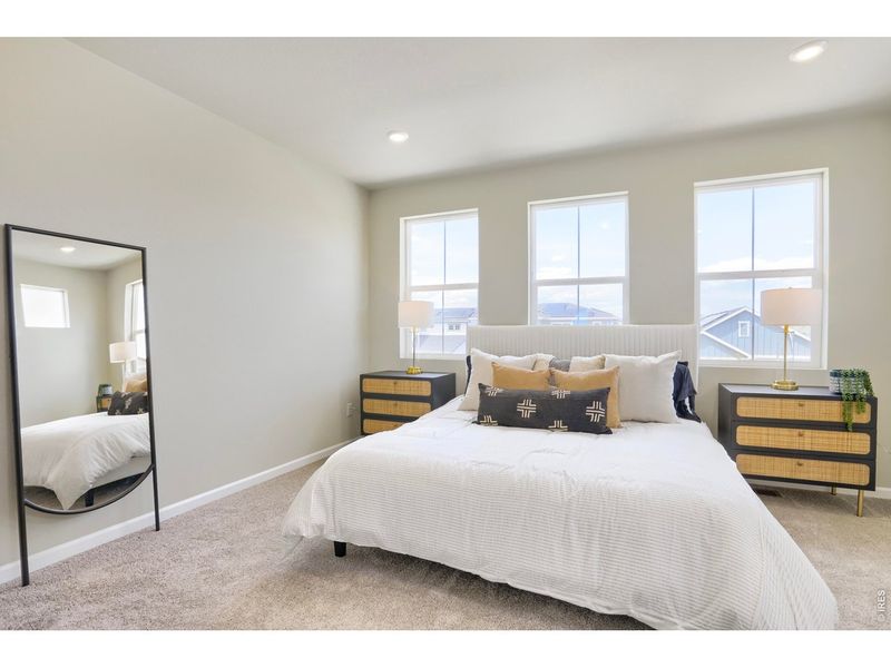 Furnished interior view inside a new home in Country Club Reserve, Fort Collins (Image 16).