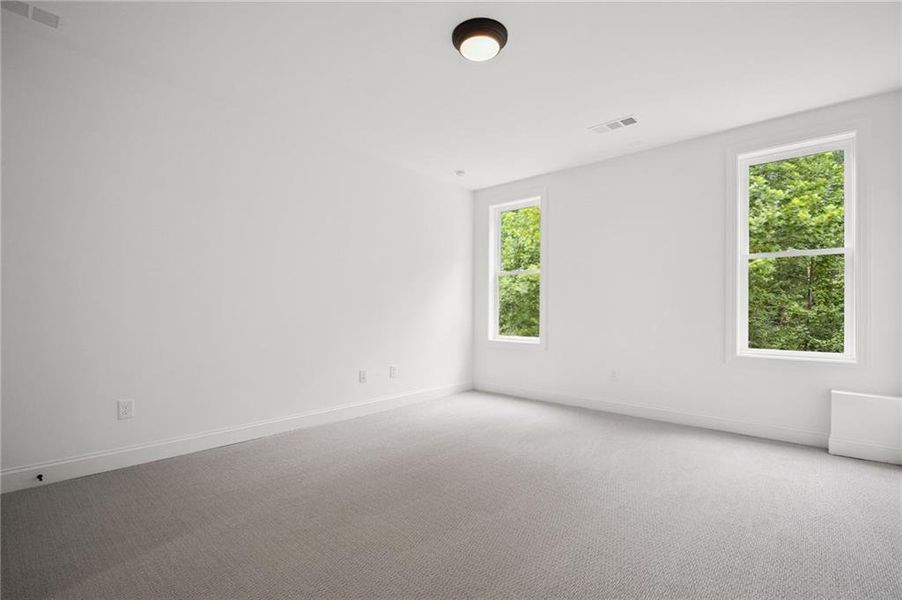 Spacious, unfurnished interior of a new home in Lakeside at River Green, Canton (Image 33).