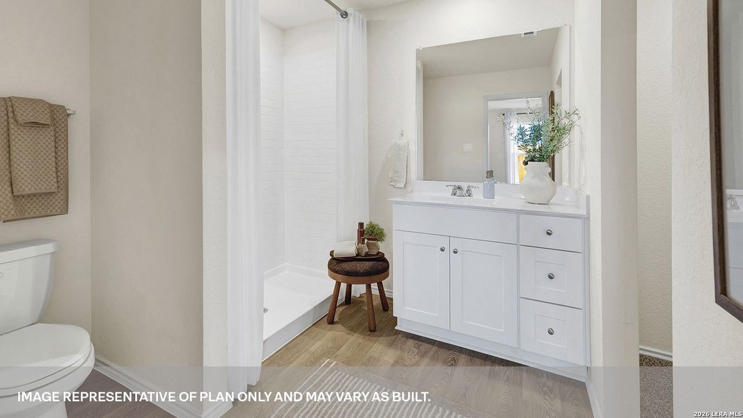 Furnished interior view inside a new home in Spring Valley, New Braunfels (Image 13).