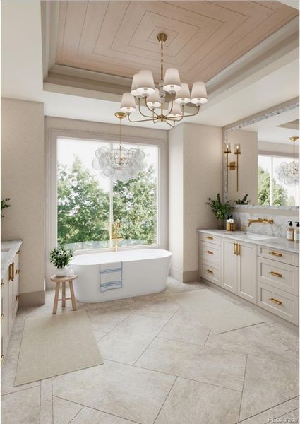 Furnished interior view inside a new home in , Castle Rock (Image 6).