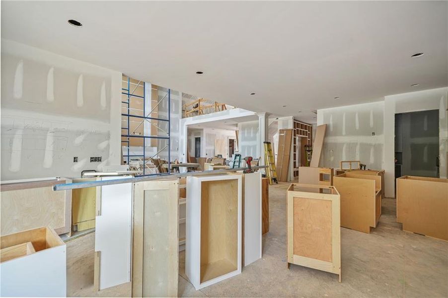 Furnished interior view inside a new home in , Suwanee (Image 17).