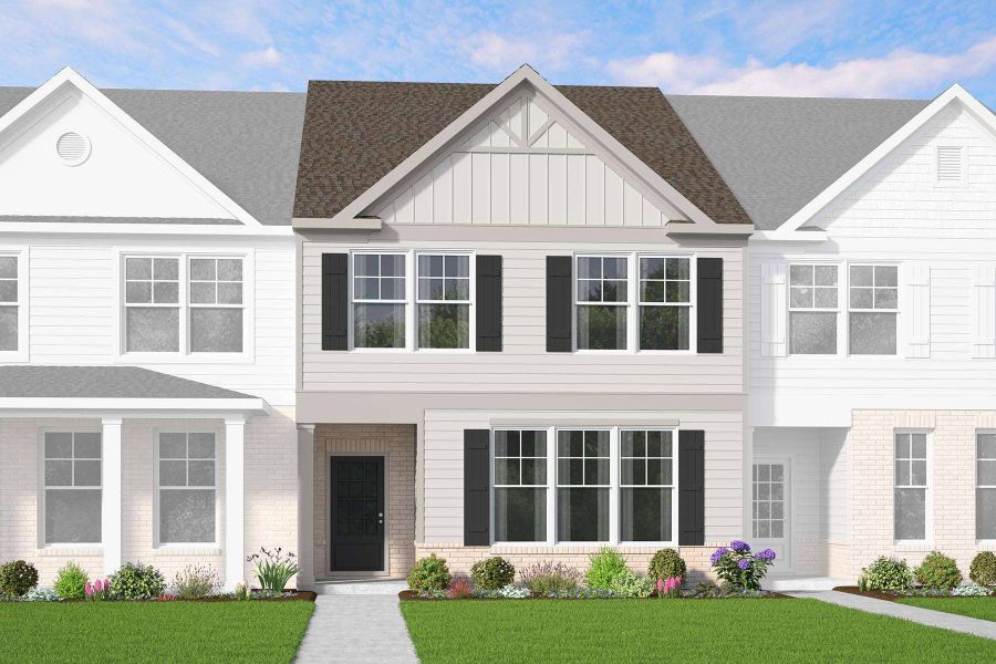 Representative exterior photo of a completed home built from the Duncan by McKinley Homes in Mulberry Summit, Flowery Branch, GA (Image 1). Representative exterior photo of a completed home built from the Duncan by McKinley Homes in Mulberry Summit, Flowery Branch, GA (Image 1).