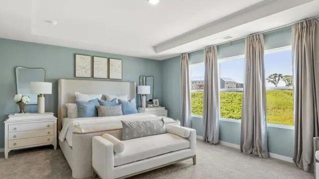 Furnished interior view inside a new home in The Estates at Gainesville Township, Gainesville (Image 11).