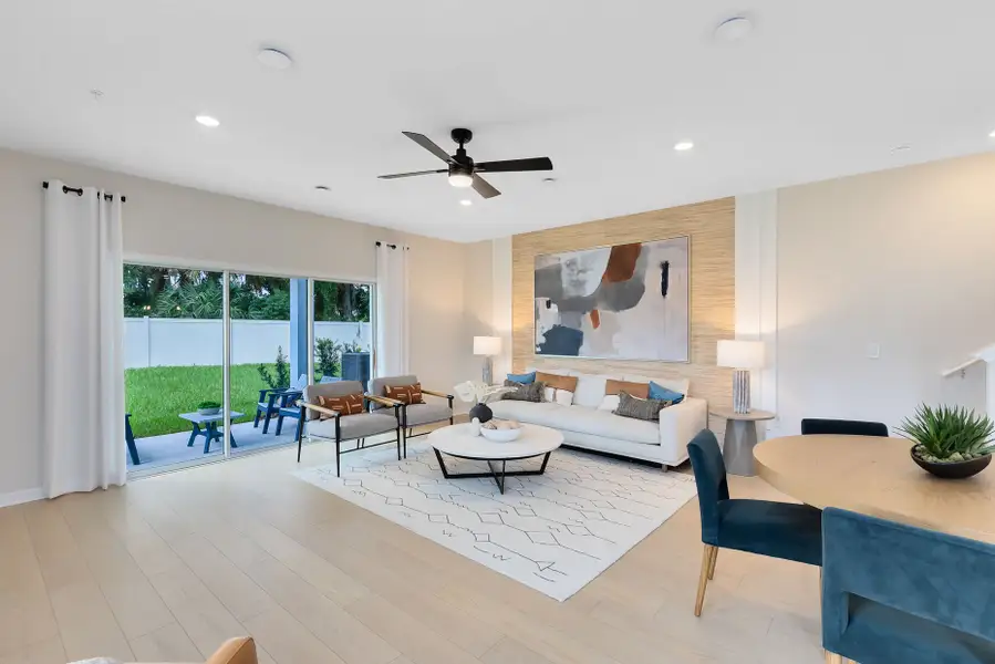 Furnished interior view inside a new home in Emerald Pointe, Sanford (Image 4).