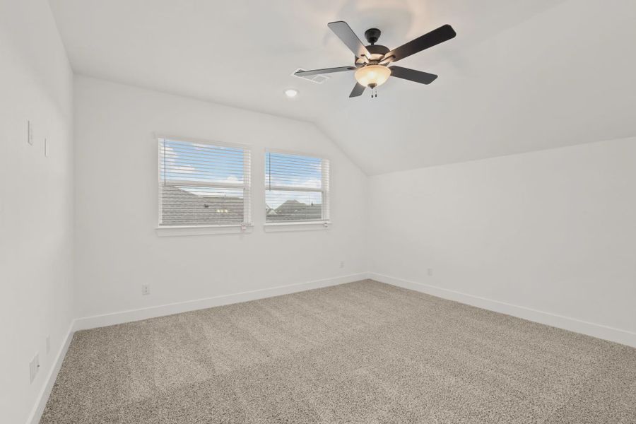 Representative unfurnished interior of a home built from the Pendleton by Chesmar Homes in Jordan Ranch 55's, Fulshear (Image 12). Representative unfurnished interior of a home built from the Pendleton by Chesmar Homes in Jordan Ranch 55's, Fulshear (Image 12).