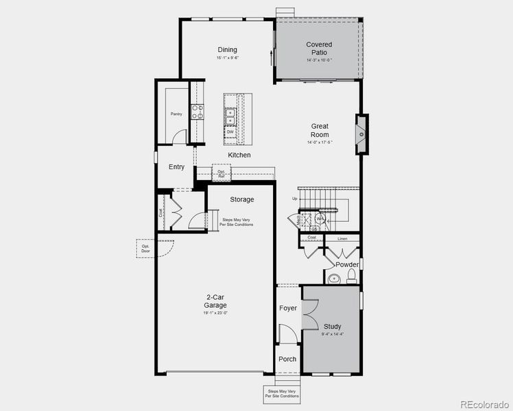 Structural options added include: study, fireplace, 8'x12' sliding glass doors to covered outdoor living, 8' doors on main level, additional sink at secondary bath, utility sink rough in, and gas line rough in at patio. Structural options added include: study, fireplace, 8'x12' sliding glass doors to covered outdoor living, 8' doors on main level, additional sink at secondary bath, utility sink rough in, and gas line rough in at patio.