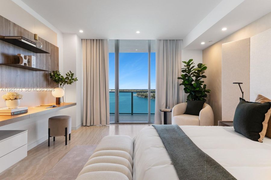 Furnished interior view inside a new home in , Bay Harbor Islands (Image 13). Furnished interior view inside a new home in , Bay Harbor Islands (Image 13).