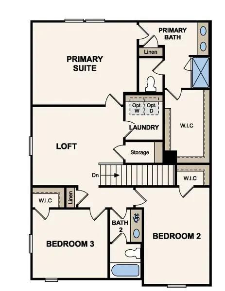 2D floor plan layout of this home in Applewhite Meadows, San Antonio, TX (Image 3). 2D floor plan layout of this home in Applewhite Meadows, San Antonio, TX (Image 3).