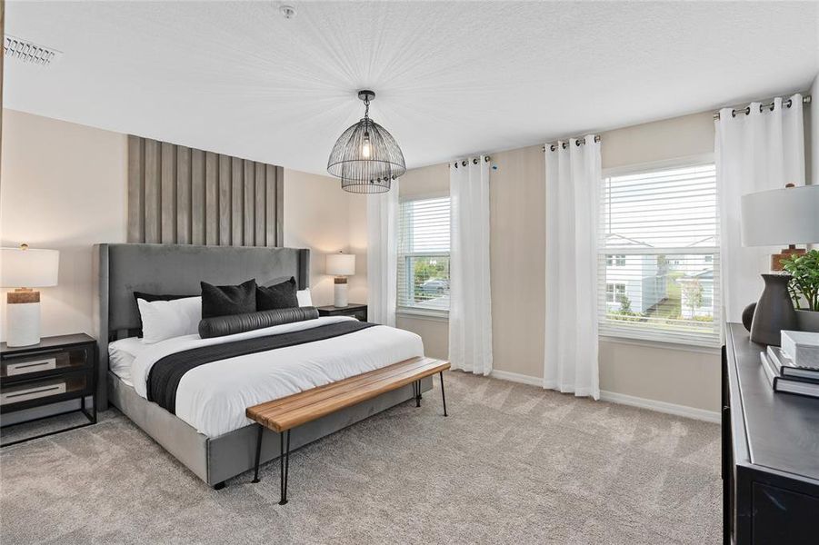 Furnished interior view inside a new home in EverBe, Orlando (Image 11).