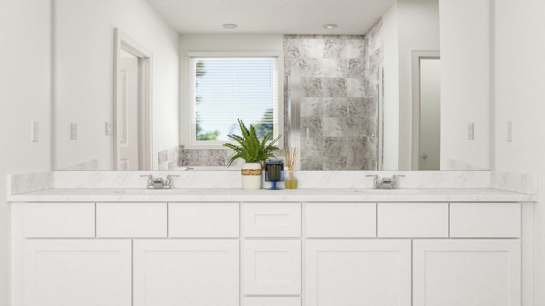 Close-up of interior finishes inside a home in Lively Ranch: Brookstone Collection, Georgetown (Image 17).