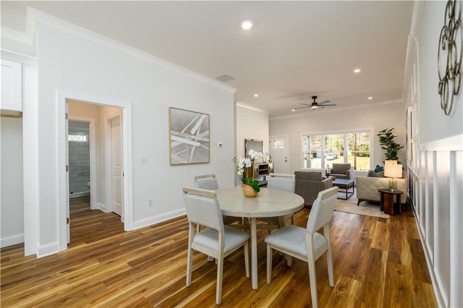 Furnished interior view inside a new home in , Atlanta (Image 31).
