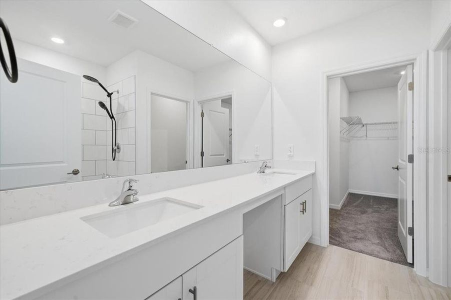 Furnished interior view inside a new home in Two Rivers: The Manors II, Zephyrhills (Image 15). Furnished interior view inside a new home in Two Rivers: The Manors II, Zephyrhills (Image 15).