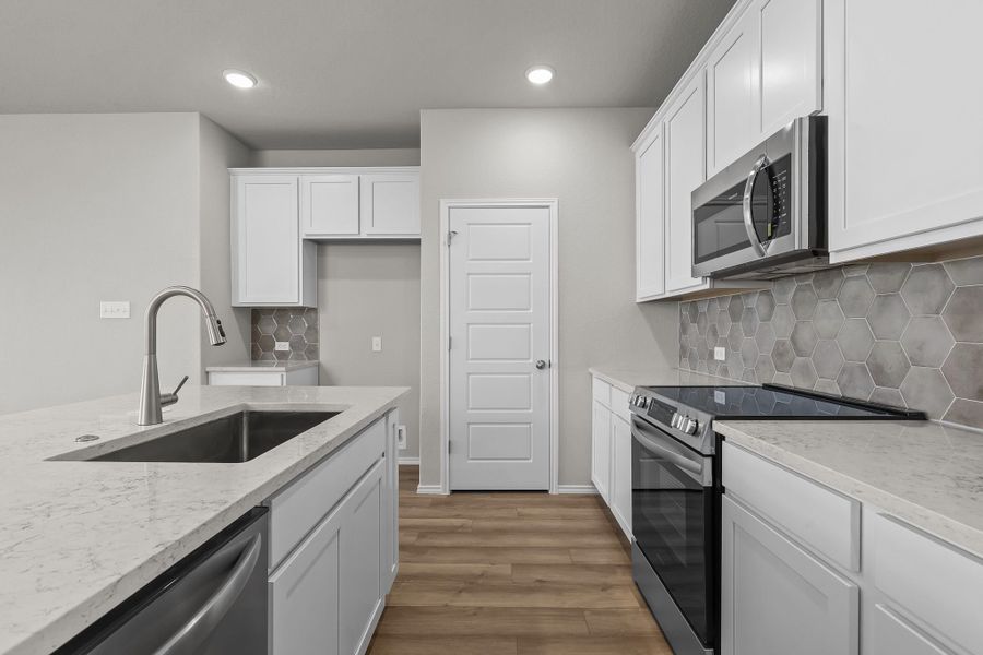 Representative furnished interior of a home built from the The Colorado A by Davidson Homes LLC in Agave, San Antonio (Image 8).
