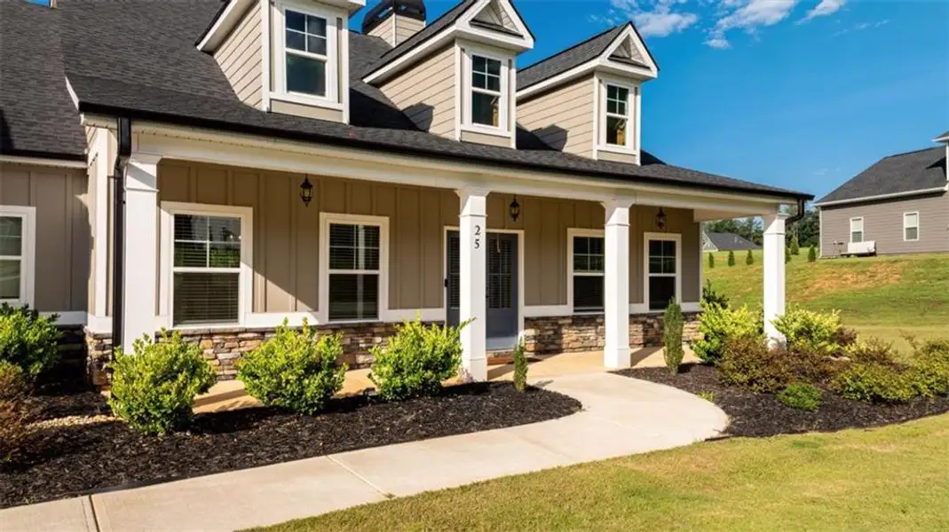 Exterior details and patio area of a home in , Newnan (Image 3).