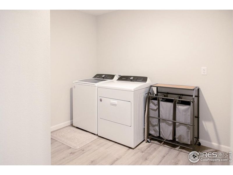 Up Stairs Laundry with tons of Space for Additional Storage Up Stairs Laundry with tons of Space for Additional Storage