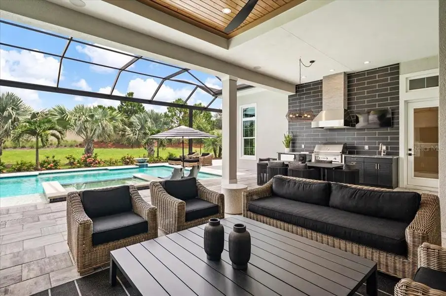 Exterior details and patio area of a home in , Lakewood Ranch (Image 41). Exterior details and patio area of a home in , Lakewood Ranch (Image 41).