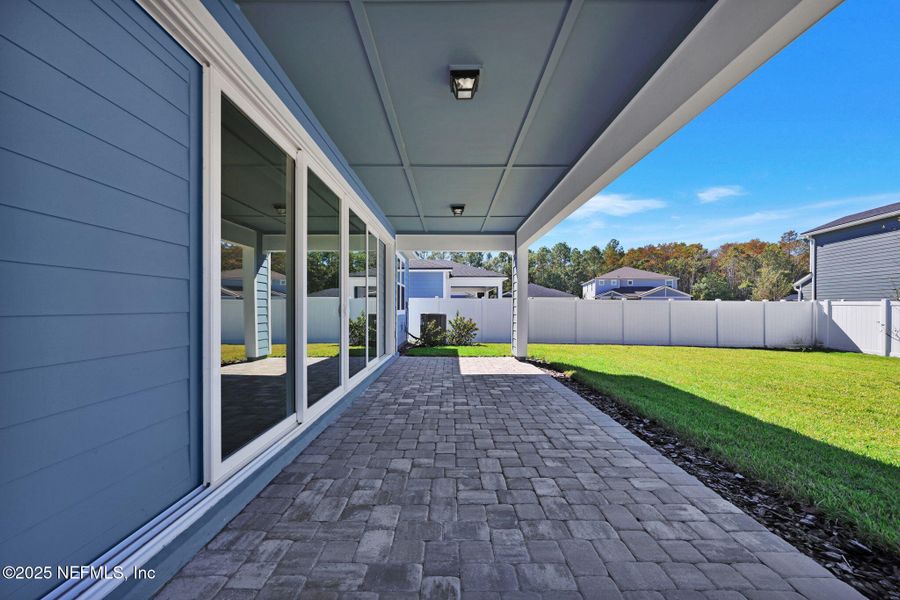 Exterior details and patio area of a home in The Preserve at Bannon Lakes, St. Augustine (Image 20). Exterior details and patio area of a home in The Preserve at Bannon Lakes, St. Augustine (Image 20).