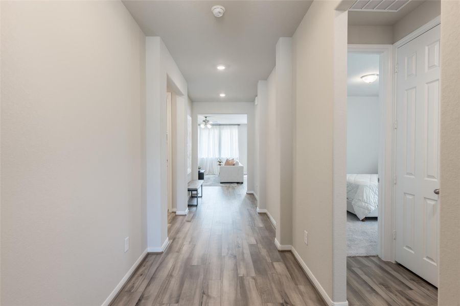 Spacious, unfurnished interior of a new home in Dellrose, Hockley (Image 19). Spacious, unfurnished interior of a new home in Dellrose, Hockley (Image 19).