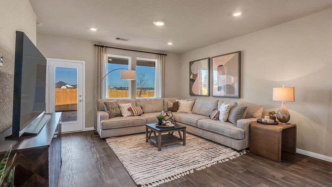 Furnished interior view inside a new home in Talavera, Kyle (Image 28).