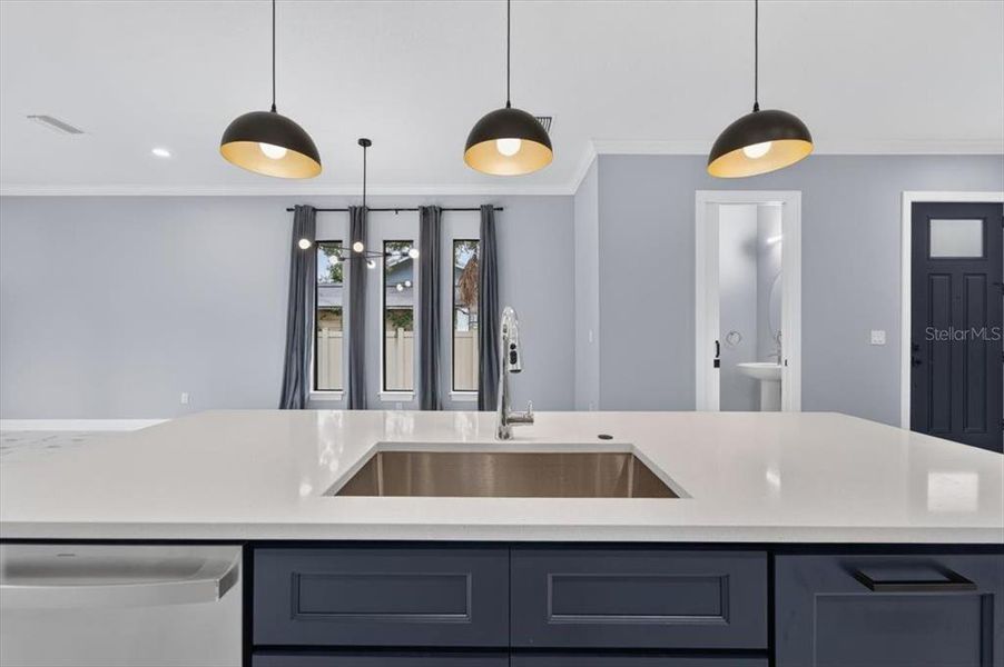 Close-up of interior finishes inside a home in , Tampa (Image 21).