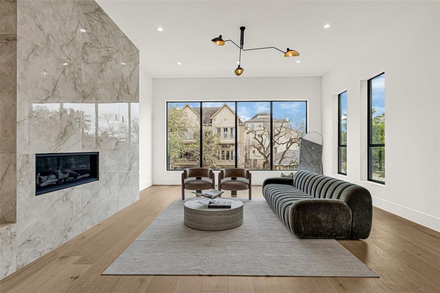 Furnished interior view inside a new home in , Houston (Image 11).