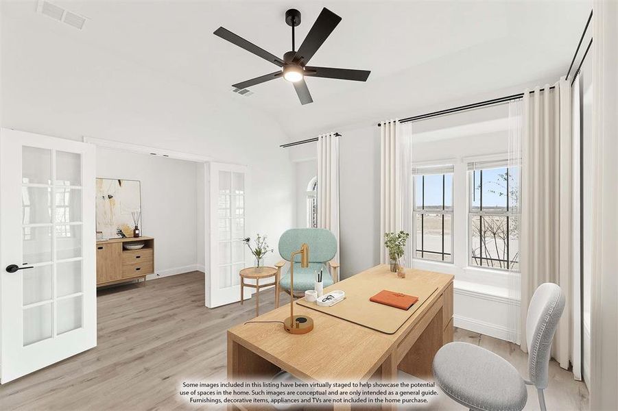 Furnished interior view inside a new home in Creekview Meadows, Pilot Point (Image 7). Furnished interior view inside a new home in Creekview Meadows, Pilot Point (Image 7).