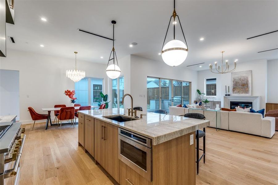 Furnished interior view inside a new home in , Dallas (Image 12). Furnished interior view inside a new home in , Dallas (Image 12).