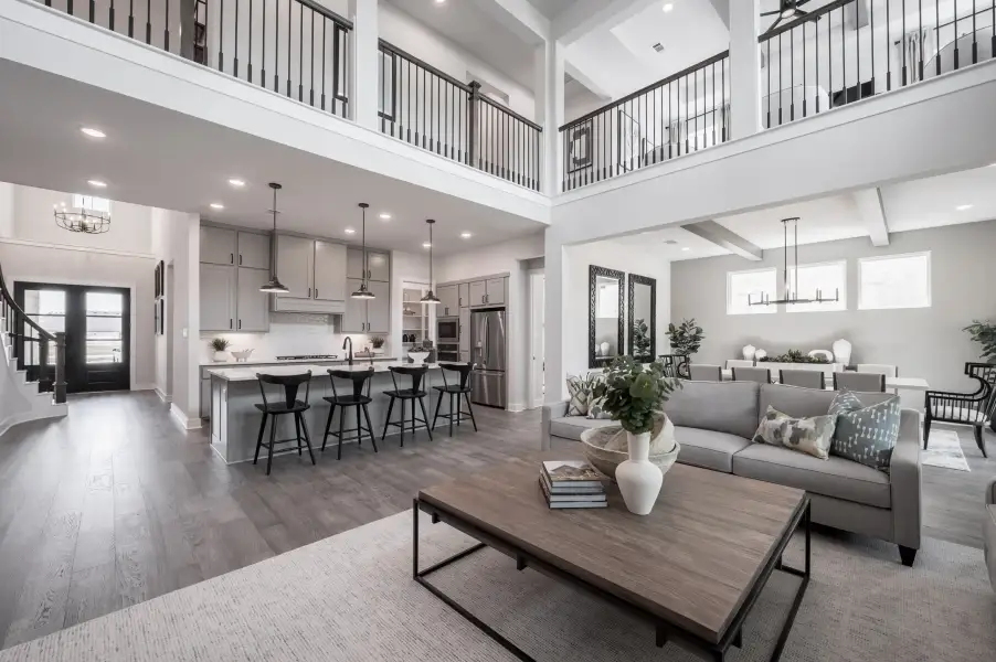 Furnished interior view inside a new home in Sienna 60’, Missouri City (Image 13). Furnished interior view inside a new home in Sienna 60’, Missouri City (Image 13).