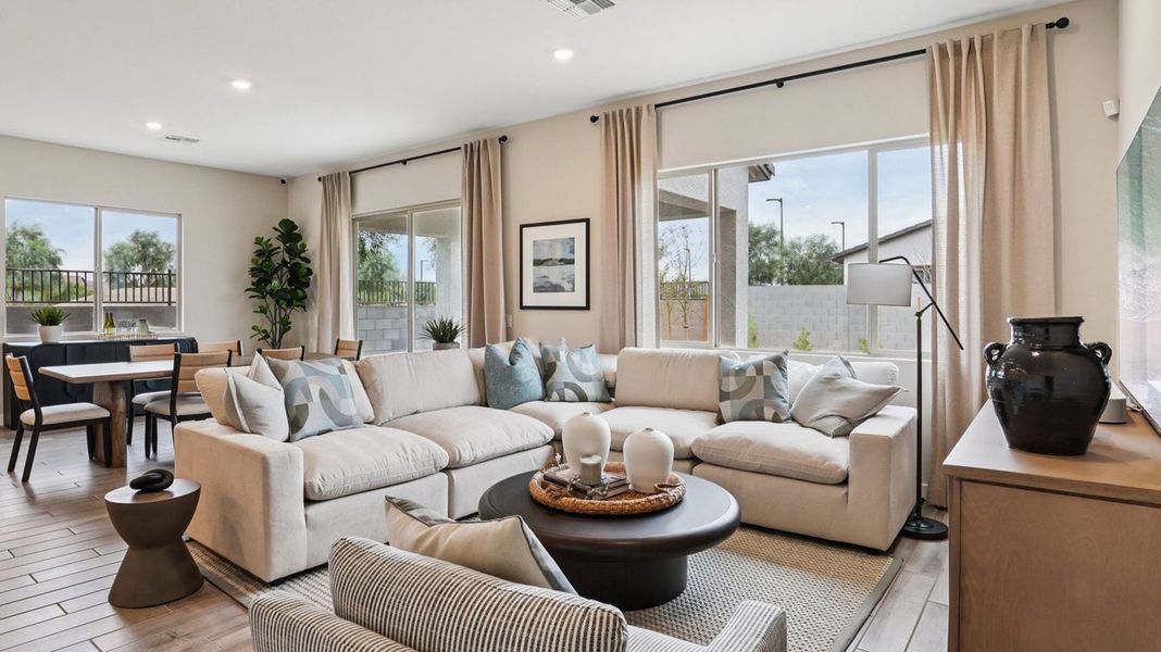 Representative furnished interior of a home built from the Plan 4504 by New Home Co. in The Estates at Frontera, Surprise (Image 11).